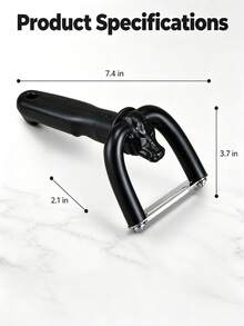 1/2pcs Handheld Beef & Pork Fat Trimmer, Meat Slicer, Ergonomic Design Handheld Meat Cutting & Fat Removal Tool With Curved Handle And Cutting Blade, Manual Meat Slicing Tool For Beef, Pork, Brisket, Bacon - Multicolor - View 6