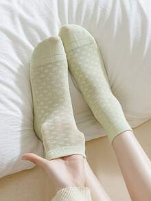 7 Pairs Women's Summer Thin Mesh Mid-Calf Socks, Seamless 2026 New Hot-Selling Short Socks - Multicolor - View 7