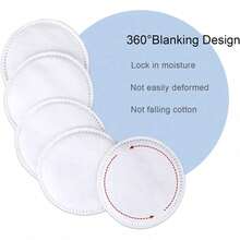 Round Cotton Pads, Low-Irritation Lint-Free Soft Facial Cotton Pads, Suitable For Makeup Removal, Toner Application, Nail Polish Removal And Daily Skincare - White - View 6