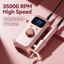 Gunting Kuku Elektrik, Portabel, Dapat Diisi Ulang USB, Cocok untuk Manikur dan Pedikur, Alat Pembentuk Kuku dan Kecantikan, Layar Digital, Alat Kuku Multifungsi, Motor Penghapus Kutek Elektrik Profesional, Cocok untuk Membentuk Kuku - Beraneka warna - View 10