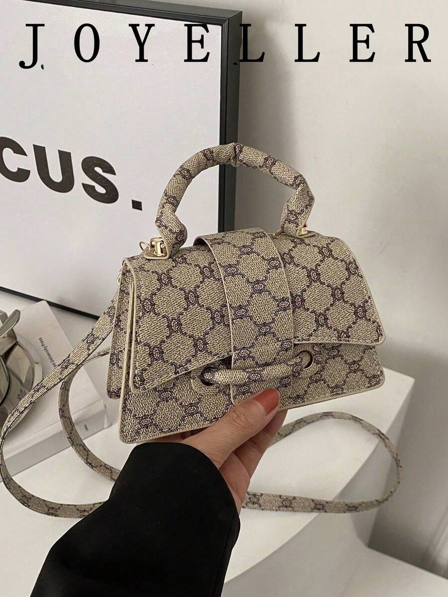 2026 New High-Quality Lipstick Case, Mini Square Bag, New Solid Color Versatile Handbag, Women Bag, New Year Edition