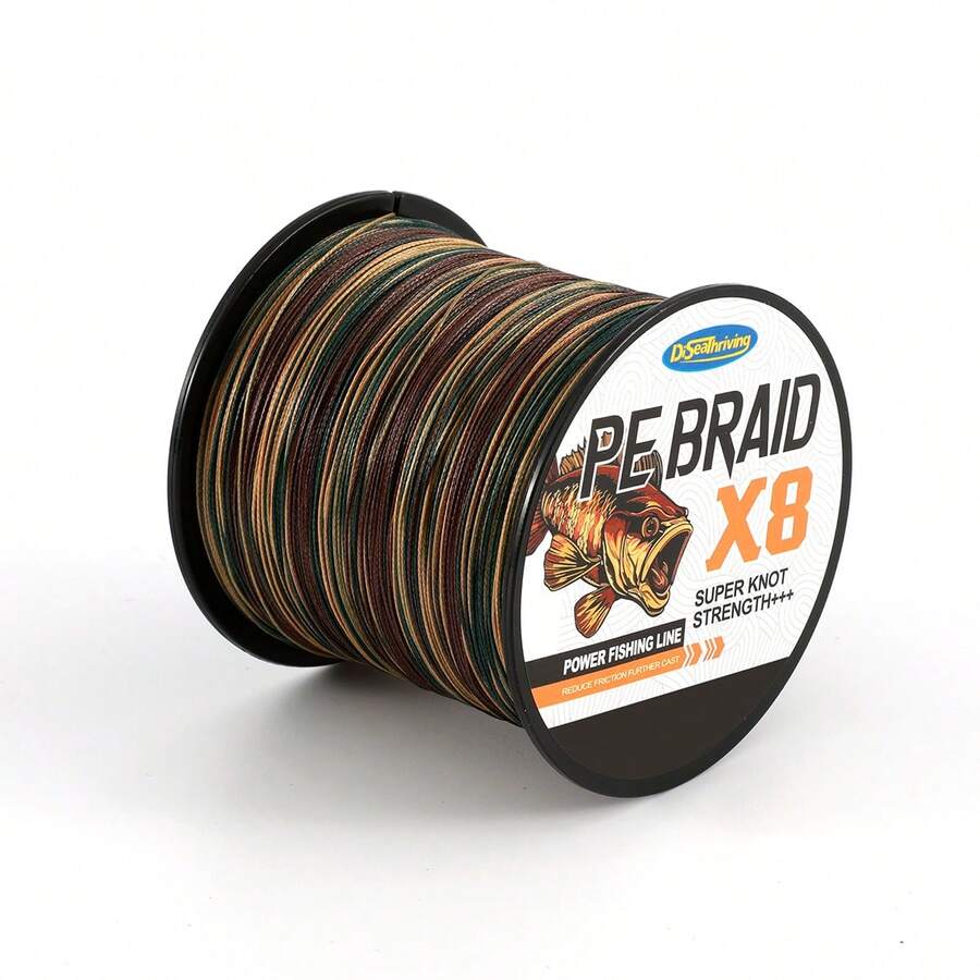 Braided Fishing Line Professional Grade High Strength Performance Suitable For Saltwater And Freshwater Fish Colorful Braided Fishing Line Enhanced Visibility PE Braided Line - Army Green - View 1