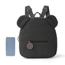Personalized Cartoon Bear Backpack For Children, Adjustable Shoulder Straps, Multifunctional Travel Outing Backpack, Birthday Gift - Multicolor - View 6