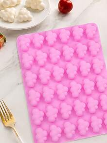 Cetakan Silikon Awan 3D Mini Tebal 36 Rongga, Cetakan Silikon Merah Muda Mudah Dilepas, Tahan Panas, Dapat Digunakan di Oven dan Freezer untuk Cokelat, Permen Karet, Jeli, Es Batu, Cocok untuk Hidangan Penutup Bertema Impian, Kue Rumahan, Pesta Ulang Tahun, Aromaterapi Buatan Tangan - MultiWarna - View 5