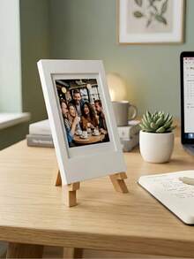 Mini Photo Easel Frame Reusable Desktop Display Stand Multi- Scenario Decorative Gift For Birthday Anniversary Festival Perfect For Friends Classmates - A - View 7