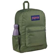 JanSport حقيبة ظهر جانسبورت كروس تاون بلس - حقائب ظهر خضراء للجنسين - أخضر - مشاهدة 2