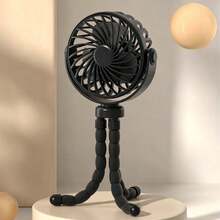 YAIUZGOO Clip-On Car Fan With LED Display - Rechargeable, Multi-Function Personal Air Circulation, Suitable For Office, Car, Under Umbrella And Travel - A - View 9