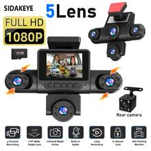 360° 5-Channel Dash Cam, 1080P Front And Rear Dual Recording, Super Night Vision, All-Around Parking Monitoring Mode And Gravity Sensing, Loop Recording, Emergency Lock, Loop Storage, Ultimate Driving Protection, Ideal Gift For Car Owners/Him/Family/Friends/Parents - A - View 9