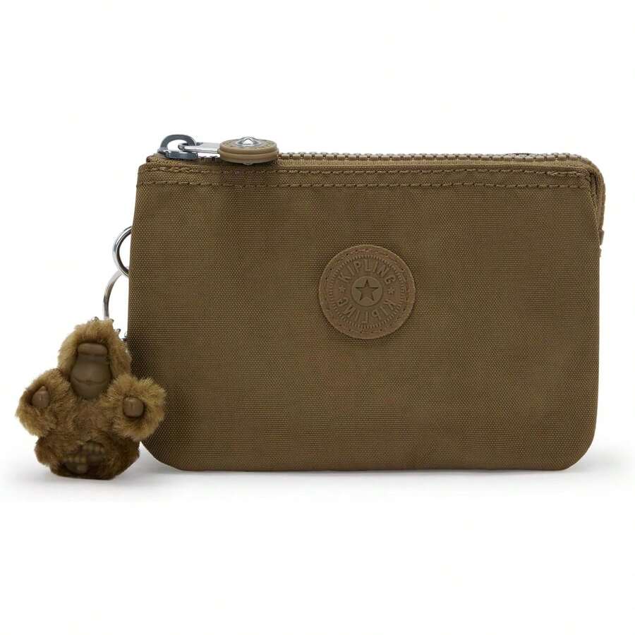 Kipling Creativity Small Pouch - Smooth Khaki - View 1