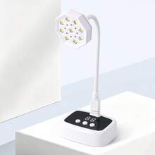 360° Rotatable Gooseneck UV Nail Lamp, LED Gel Nail Curing Light With 30&60s Timer, Portable Quick Dry Nail Lamp For Nail Extensions, Nail Rhinestone Glue, DIY Nail Art - Multicolor - View 11