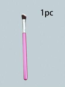 1pc Rose Red Eye Brush Set, No Storage Bag, Suitable For Party, Home Use Or Travel - Hot Pink - View 6