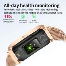 GAWSUG Ultra-Thin Smart Band 1.47" HD Bluetooth Call Fitness Tracker Men Women Heart Rate SpO2 Sleep IP68 Waterproof Watch Gift - View 9