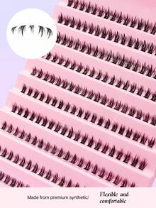 Asiteo 200 Pcs Lower Lashes Natural Bottom Lashes Soft Wispy Suitable Daily Makeup,For Beginners Easy To Use Salon-Quality Long-Lasting False Eyelash Extensions - C - View 6