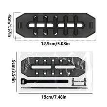 Portable Bicycle Energy Gel Holder Elastic Rope Easy To Use Bike Storage Box Lightweight Black Bike Energy Bar Buckle - Black - View 2