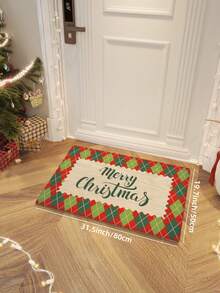 1PC Bathroom Mats Rugs Merry Christmas Rug Bath Mat TPR Backing Non-Slip For Kitchen,Outdoor, Indoor, Runner Corridor, Bedroom, Living Room, Beside Throw Rugs Washable Rugs Easy Clean, Throw Rugs Easy Clean For Bathroom Fall Decor - Multicolor - View 11