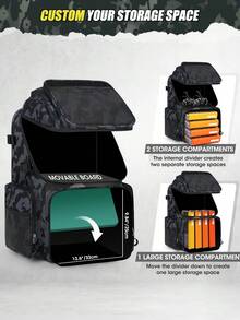 NEWHEY 45L Fishing Backpack With Rod Holder And Rain Cover, Large Capacity Waterproof Fishing Gear Bag, Can Store Fishing Equipment - Multicolor - View 5