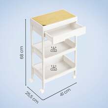 SONGMICS Storage Islands & Carts - White - View 3