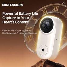 HD Mini Finger Camera Ultra-Wide Angle Magnetic Anti-Shake Rechargeable With Display Screen, Suitable For Vlog And Pet Filming, Small Sports Recording Camera, Portable Design, Cycling Recorder, Wearable Pet Video - View 3
