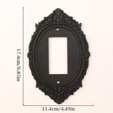 1 Buah Pelat Sakelar Berongga Gaya Gotik Vintage Plastik Berkualitas Tinggi Hasil Cetak 3D, Panel Dekoratif Sakelar Dinding Gaya Eropa Retro, Pelat Sakelar Dekorasi Lembut Personalisasi Halloween Cocok untuk Latar Belakang Dinding Studio - beraneka warna - View 18