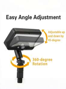 1pc IP65 Outdoor Solar Light With Motion Sensor, Ultra Bright Clip-On Solar Light, Supports 2 Installation Methods, Suitable For Garden, Camping, Adventure, Indoor Emergency Lighting, Yard, Fence And More - Star - View 4