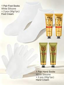 Silicone Moisturizing Foot Socks, Effective Foot Care, Prevent Heel Cracking, Remove Dead Skin, Elastic Foot Socks, All-Day Hydration, Prevent Dryness, Odorless, Easy To Put On And Take Off, Soft And Comfortable Material - Multicolor - View 18