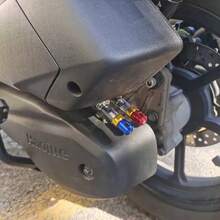 Suku Cadang Modifikasi Sepeda Motor, Selang Pembuangan Filter Udara, Sumbat Kepala Paduan Aluminium, Aksesoris Sepeda Motor, Cocok untuk Semua Jenis Sepeda Motor, Suku Cadang Modifikasi Sepeda Motor CLICK150, Selang Pembuangan Filter Udara Skuter, Pipa Pembuangan Sepeda Motor - A - View 2