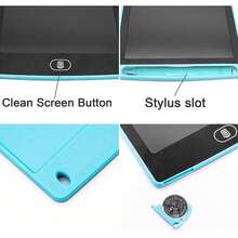 Tableta de dibujo ergonómica adecuada para impresión LCD, cuaderno de bocetos, tableta de escritura a mano, herramienta de pintura artística para regalo, tableta artística ligera. - Azul - Ver 6