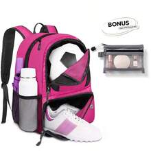 Football Backpack Set Unisex With Shoe Compartment 30L Large Capacity Lightweight Breathable Boys Girls Volleyball Sports Gear Bag Suitable For Basketball Bag Travel School Gym - Multicolor - View 15