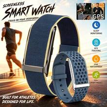 Gawsug GAWSGU Dual Strap No Screen Fitness Tracker GPS Track IP68 Waterproof Smart Band Heart Rate Sleep Monitor Calorie Minimalist Bracelet - View 10