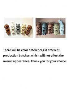 Creative 3D Animal Squad Snack Sealing Clips, Multiple Cute Puppy Rabbit Grey Cat Bear 3D Sealing Clips, Food Packaging Bag Moisture-Proof Fresh-Keeping Clips, Kitchen Snack Bag Sealing Cute Home Daily Small Gifts - Multicolor - View 11