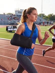 1pc Forearm Sling, Arm Guard, Elbow Joint Immobilizer, Wrist Support Brace, Sports Protective Gear, Multi-Function Arm Support Band With Foam Neck Pad, Suitable For Left And Right Hand Women And Men, With Back Waist Belt Shoulder Immobilizer For Left And Right Arm, Lightweight Rotating Cuff Arm Support Elbow Wrist, Lightweight Adjustable Mesh Shoulder Immobilizer Rotating Sleeve Arm Sleeve Support - Multicolor - View 3