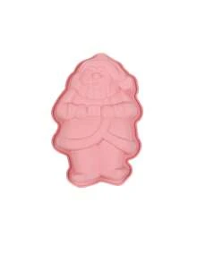 1pc Christmas Large Santa Claus Shaped Silicone Mold, Kitchen And Home Baking Cake Mousse Bread Baking Tray, Can Be Used For Making Bread, Chocolate Pudding, Jelly, Christmas Home Baking, Holiday Dessert Table Making Mold - Multicolor - View 10