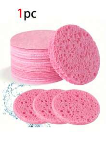 20/10/1pc Compressed Round Facial Cleansing Pads, Wood Pulp Material, Reusable Exfoliating Facial Wipes, Suitable For Home Or Travel, Summer Facial Towels (6cm/2.36in) - Multicolor - View 9