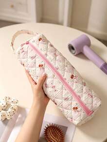 2pcs New Hair Dryer Storage Bag - Travel Essential, Portable & Lightweight, Stylish & Elegant, Suitable For Home And Outdoor, Ideal Gift For Girls - Multicolor - View 2