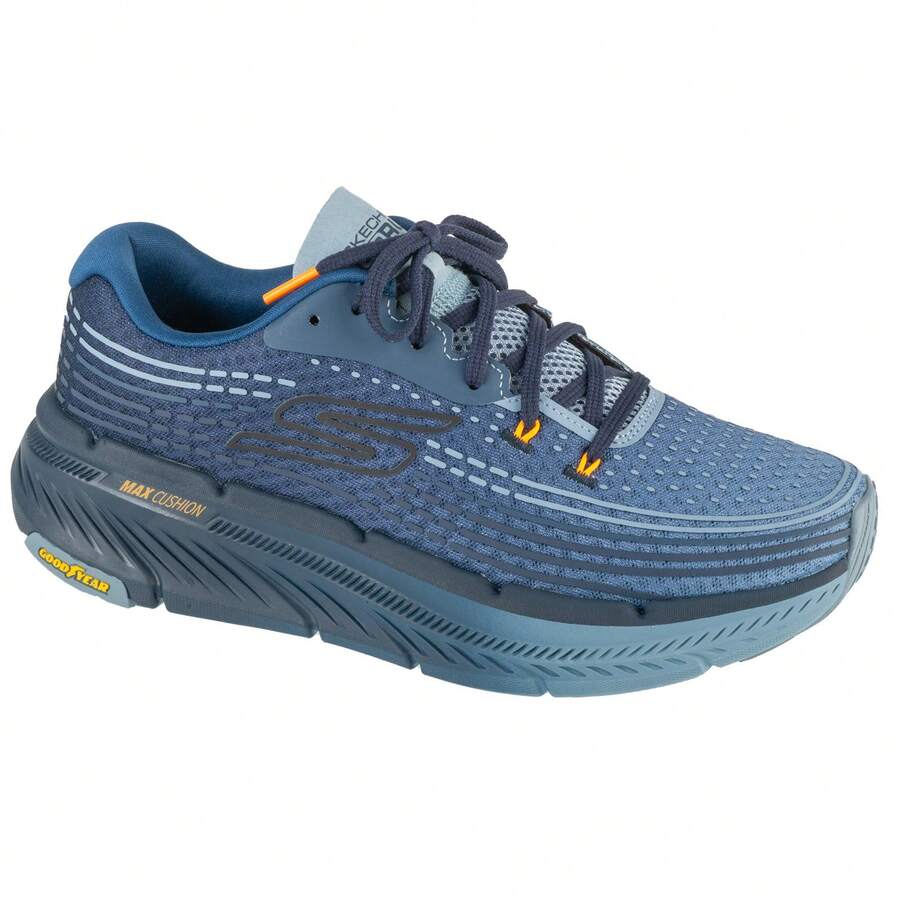 Skechers Max Cushioning Premier 2.0 - Navy Men Running Shoes - Royal Blue - View 1
