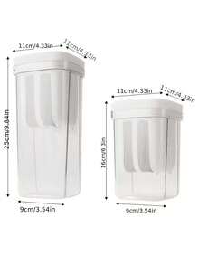 Greek Yogurt Maker Kit, Cheese Strainer, Homemade Greek Yogurt Machine, Cold Brew Milk Separator, Ultra-Fine Mesh Strainer With Sturdy Flip Lid Rectangular Storage Box, Home Yogurt Making Tool, Yogurt Filter, Also Can Be Used As Food Storage Box, Snack Storage Box - View 11