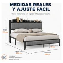 Bed Frames - Grey - View 5