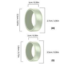 5 Packs Silicone Protective Cover For Smart Ring, Soft Anti-Scratch Silicone Sleeve Protector Case Compatible With Oura Ring Gen 3/4 Galaxy Ring, Night Glow Accessories - View 6