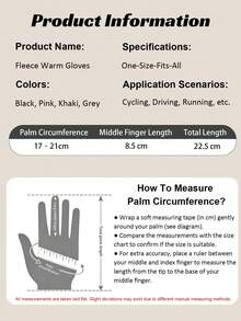 XAXRE Touchscreen Warm Gloves, Thick Windproof Cold-Resistant Warm Gloves, Unisex, Suitable For Driving/Work/Travel/Students/Daily Use - Multiple Styles - View 6