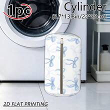 1PC Zipper Mesh Laundry Bag Polka Dot Bowknot Graphic Reusable Delicate Garment Washing Protection For Socks Underwear Pants Sweaters Shirts Blouses Lingerie Bra Hosiery Fine Fabric Care Machine Wash Storage Organization - View 8