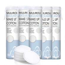 Round Cotton Pads, Low-Irritation Lint-Free Soft Facial Cotton Pads, Suitable For Makeup Removal, Toner Application, Nail Polish Removal And Daily Skincare - White - View 8