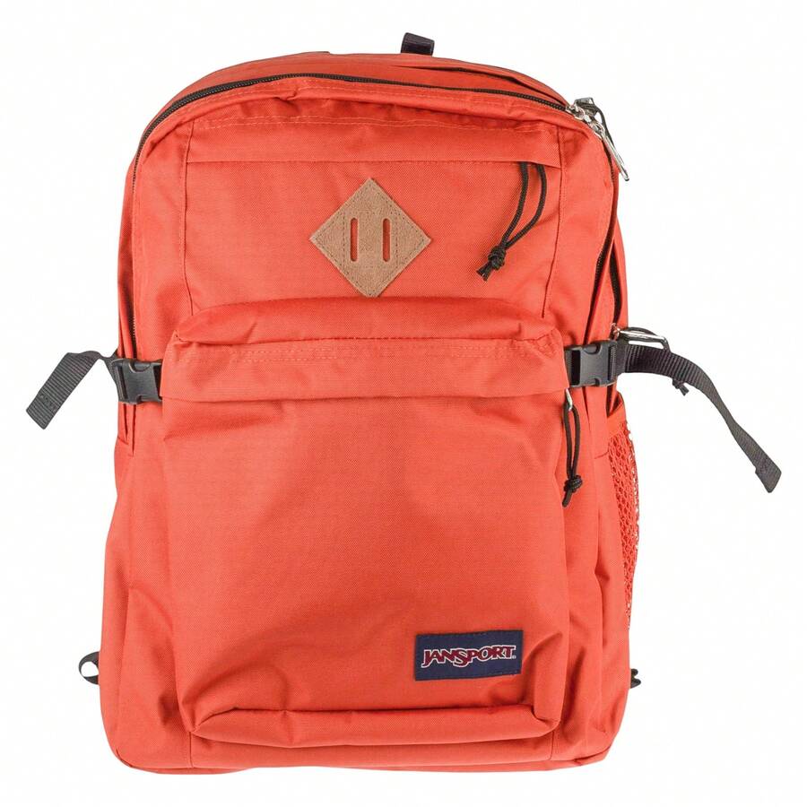 JanSport حقيبة ظهر جان سبورت الحرم الجامعي الرئيسية - حقائب ظهر بنية للجنسين - بني - مشاهدة 1