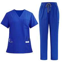 Men Scrub Sets - Blue - View 6