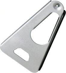 Multi‑Purpose Opener With Rubber Lip, Steel And Rubber Construction, Silver, 17 Cm Length, For Jars And Bottles - View 7
