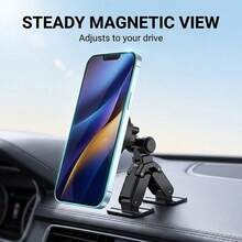 xnyocn Magnetic Phone Mount Dual-Use For Car And Desk, Multifunctional, Foldable, 360-Degree Rotation, Strong Suction, Universal For Car And Office, Suitable For Men And Women - Multicolor - View 6
