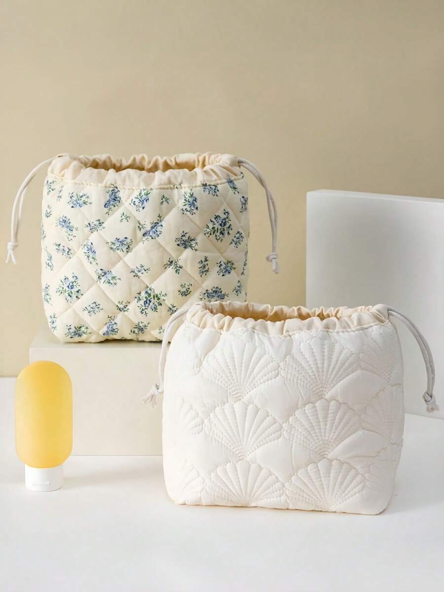Embossed Drawstring Makeup Bag, Large Capacity Drawstring Makeup Bag, Multi-Functional Storage Bag. Also Includes Toiletry Bag, Coin Purse, Large Capacity Square Makeup Bag, Skincare Bag, Toiletry Bag, Travel Essentials And Dorm Essentials.