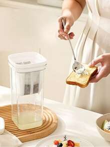 Greek Yogurt Maker Kit, Cheese Strainer, Homemade Greek Yogurt Machine, Cold Brew Milk Separator, Ultra-Fine Mesh Strainer With Sturdy Flip Lid Rectangular Storage Box, Home Yogurt Making Tool, Yogurt Filter, Also Can Be Used As Food Storage Box, Snack Storage Box - View 5