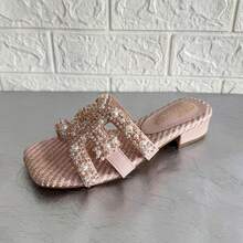 Women Heeled Sandals - Nude Pink - View 5