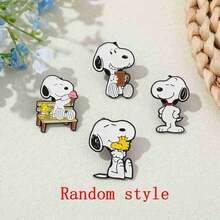 SNOOPY 1 buah Bros Baru 2026, Dekorasi Kasual yang Menyenangkan, Cocok untuk Pakaian, Kotak Pensil, Tas, dll., Kecil dan Unik, Aksesori Hebat untuk Dekorasi Pakaian, Hadiah Kejutan untuk Teman dan Keluarga (Gaya Acak) - MultiWarna - View 7