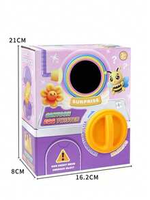 Children's Fun Egg-Shaped Twist Toy, Claw Machine, Mini Version, Doll Twist Machine, Doll Grabber Machine Twist Toy Gift, Birthday Gift, Toy Gift, Suitable For Boys And Girls (Accessory Colors Randomly Sent, Manual Measurement May Have Slight Error) - Multicolor - View 6